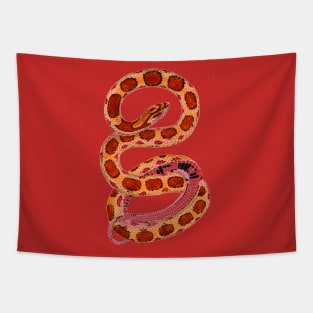 serpent,cobra,reptile,viper,venom,lizard,rattlesnake,king cobra,dragon,hydra,poison,venomous,plumber's snake,pythonidae,pythons,auger,python,squamata,serpentine,worm,big,ophidian,rattlesnakes,medusa,snakebite Tapestry