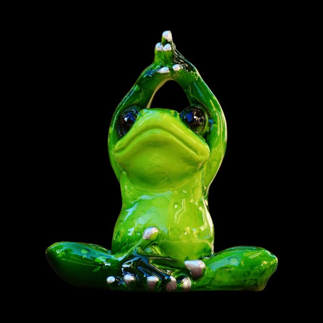 Yoga Frog - Sukhasana Pose by Satrangi Pro