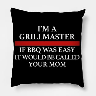 Grill Giants Mom Humour Front Pillow