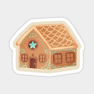 Gingerbread House Magnet