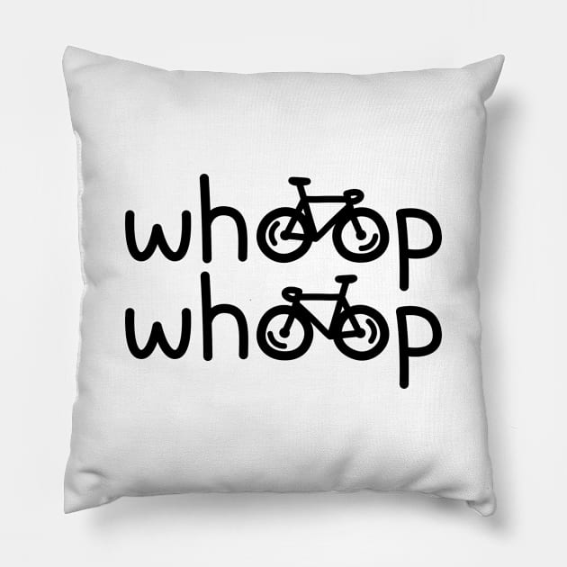 Cycling Whoop Whoop Bike Pillow by imotvoksim