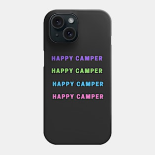 Happy Camper Sticker Pack - Colourful Phone Case