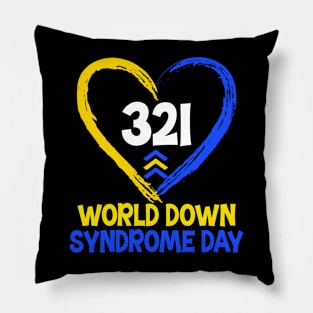 Love World Down Syndrome Awareness Day Love Pillow