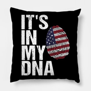 Patriotic 4th of July American Flag Pillow