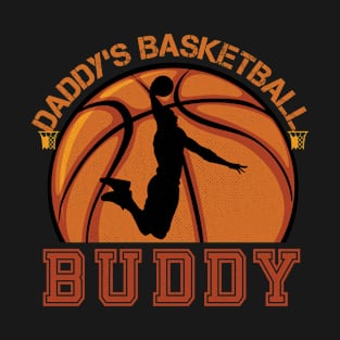 Daddy's Basketball Buddy baby Kids Baller T-Shirt