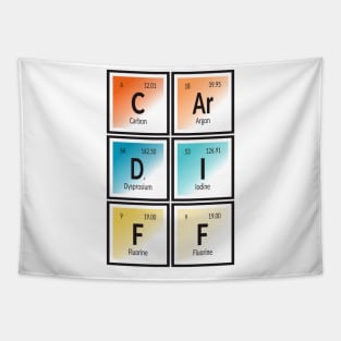 Cardiff Table of Elements Tapestry