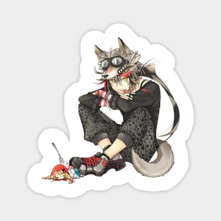 Little Red Riding Hood and the Wolf - Anime Magnet