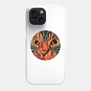 Anxious floppy cat Phone Case