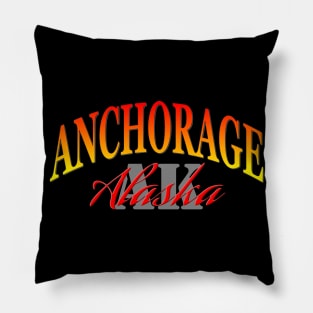City Pride: Anchorage, Alaska Pillow