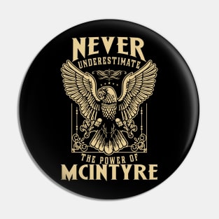 Never Underestimate The Power Of Mcintyre Pin