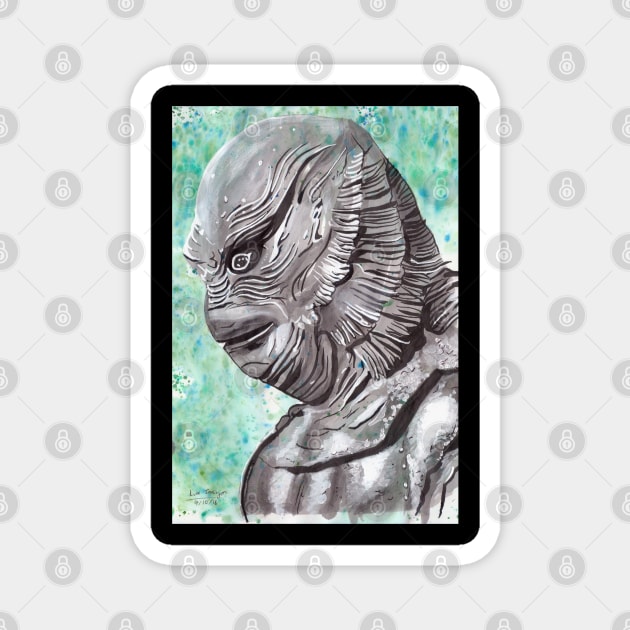 Creature From the Black Lagoon Magnet by lucafon18