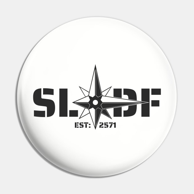 Star League Defence Force (SLDF) PT Shirt Stencil Pin by EchoArc