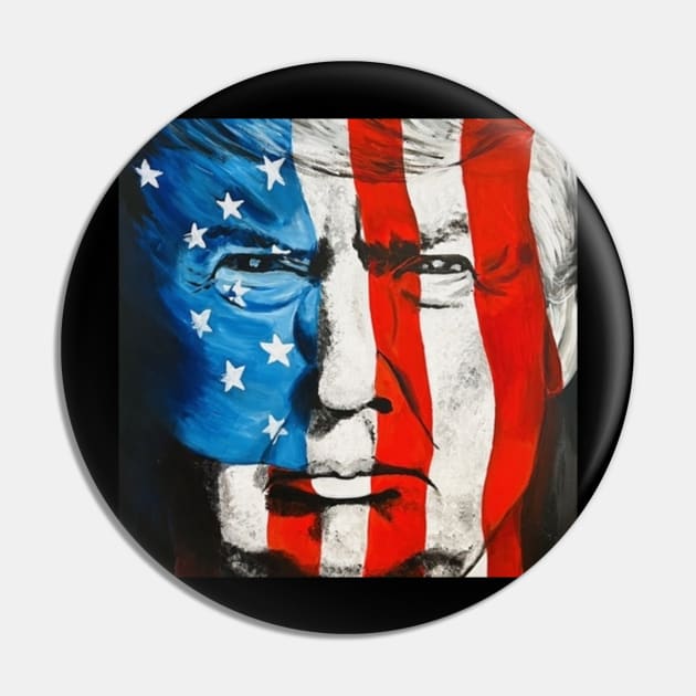 Braveheart Trump Pin by Doctor Doom's Generic Latverian Storefront