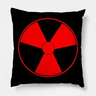 Nuke red Pillow