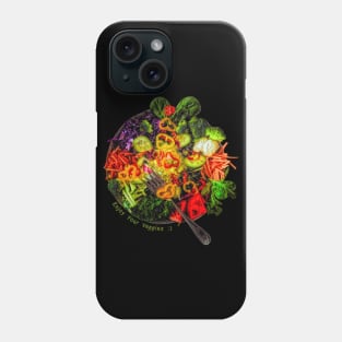 Enjoy Your Veggies Plate 3D Phone Case