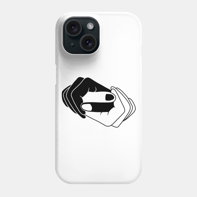 Black and white hands Phone Case by valentinahramov