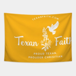 Bluebonnet Dove white - texan faith Tapestry