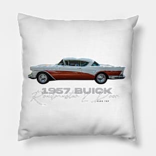 1957 Buick Roadmaster 2 Door Hardtop Pillow