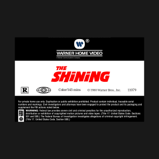 The Shining VHS Label T-Shirt