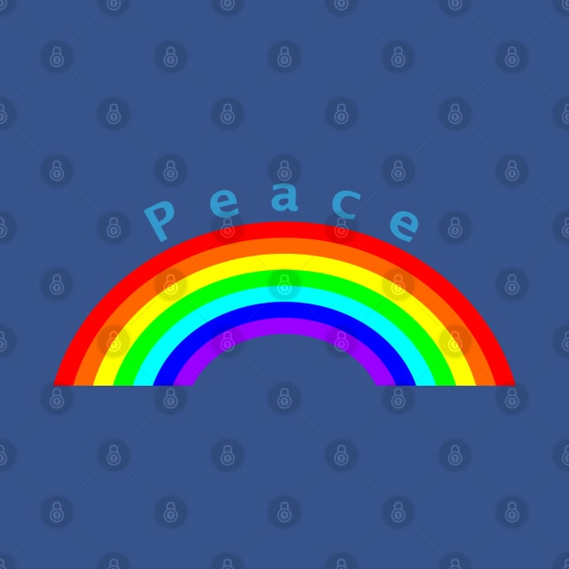 Spread Peace and Rainbows Graphic by ellenhenryart