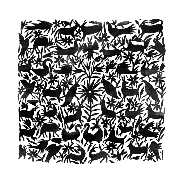 Black Otomi Print by otomi