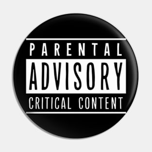 Parental-Advisory Pin