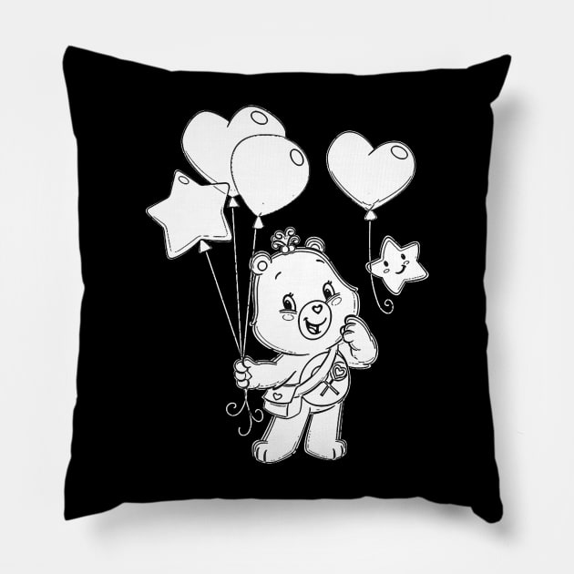 Care Bear balloon Pillow by SDWTSpodcast