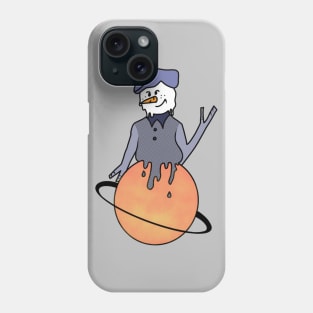 Trippy Melting Snowman Phone Case