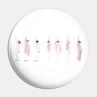 BTS in Brazil Pin