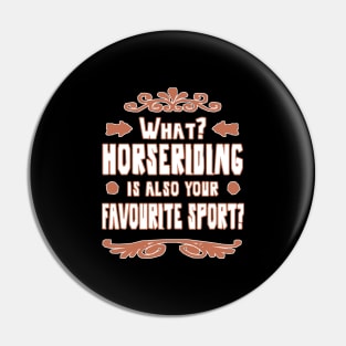 Horse riding horse gift girl Pin