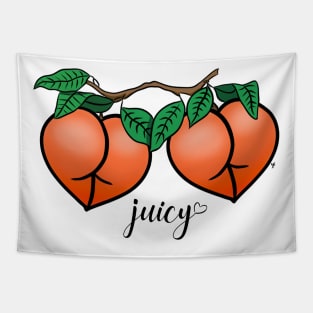 Juicy Peach butts Tapestry