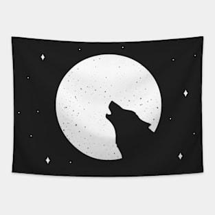 Bark at the moon Tapestry