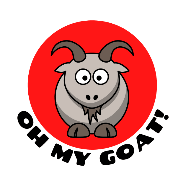 Oh My Goat | Goat Pun by Allthingspunny