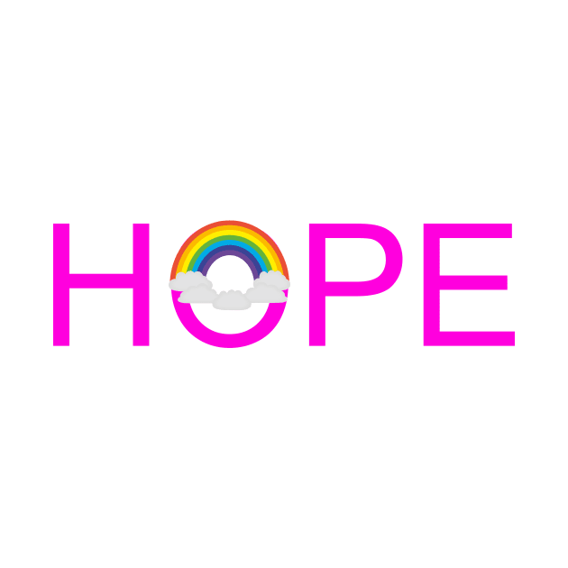 HOPE with rainbow by Artstastic