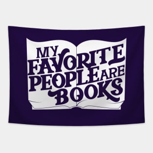 My Favorite People are Books Tapestry