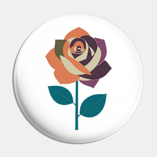 beautiful geometric rose Pin