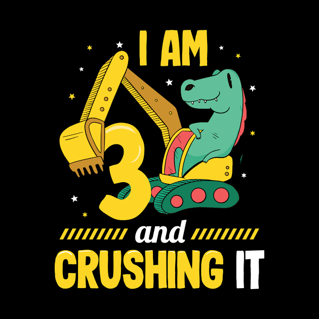 Im 3 And Crushing It by Ronkey Design