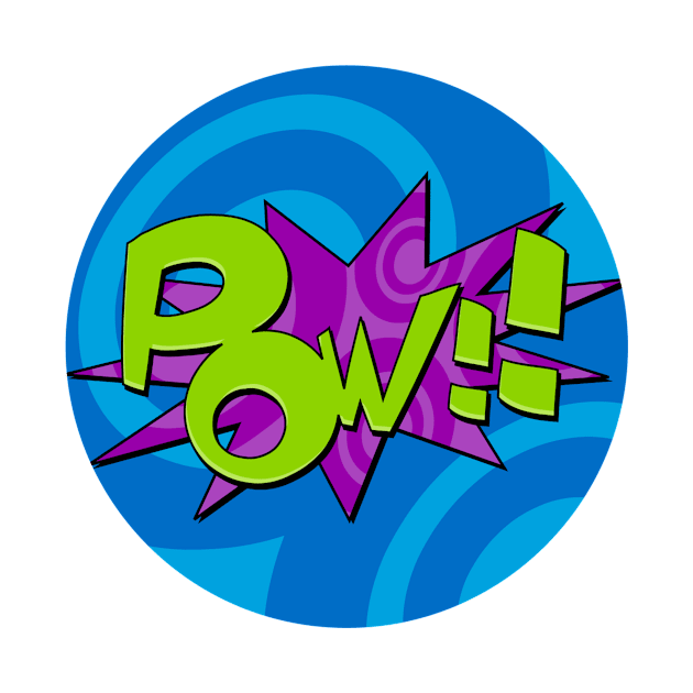 Pow Comic Book Design by markmurphycreative