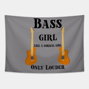 Bassista Regalo Per Donna Ragazza Musicista Chitarra Basso Tapestry