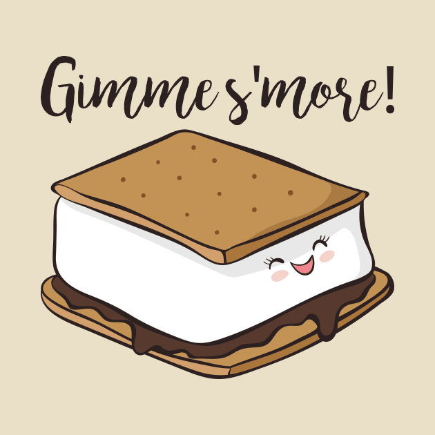 Gimme S'More- Cute Camping Gift by Dreamy Panda Designs