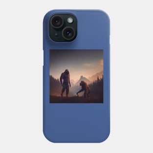 Sasquatch in Nature Phone Case