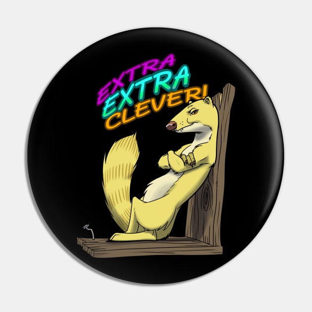 Gef the Extra Clever Mongoose Pin by robotsinlove