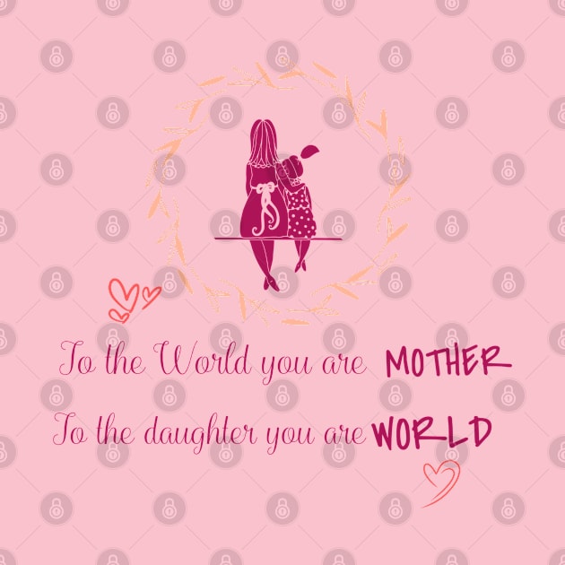 Mother Daughter T-shirt by APPARELAURA