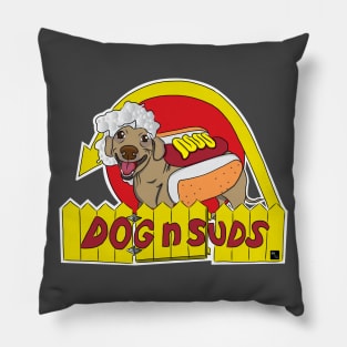 Dog n Suds Dachshund Pillow