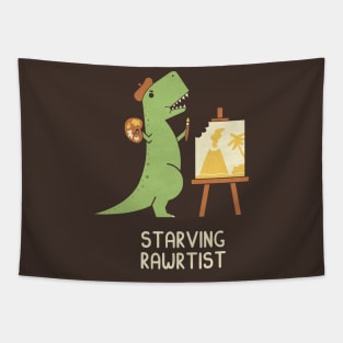 Starving Rawrtist Tapestry