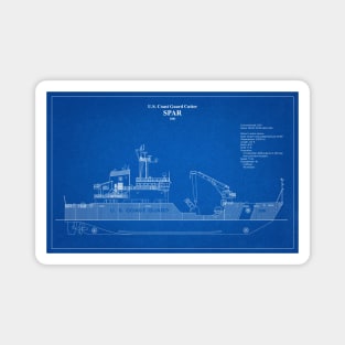 United States Coast Guard Cutter Spar wlb-206 - AD Magnet