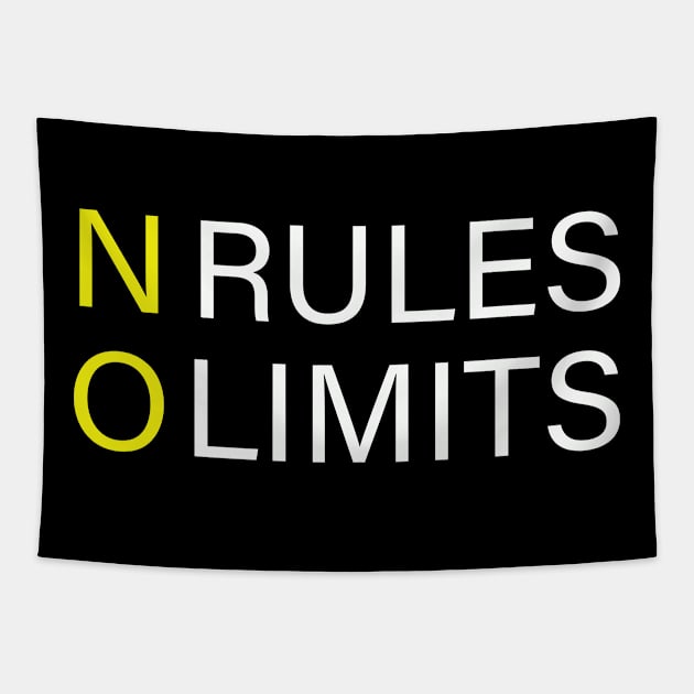 NO RULES LIMITS Tapestry by nagatu