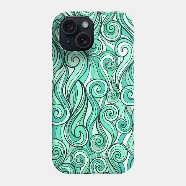 Ocean Water Waves Phone Case by colors