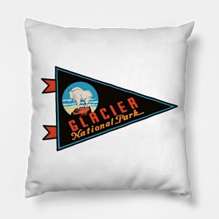 Glacier National Pennant Pillow