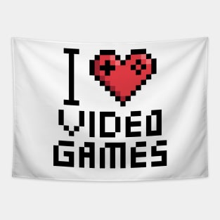 I Love Video Games Tapestry